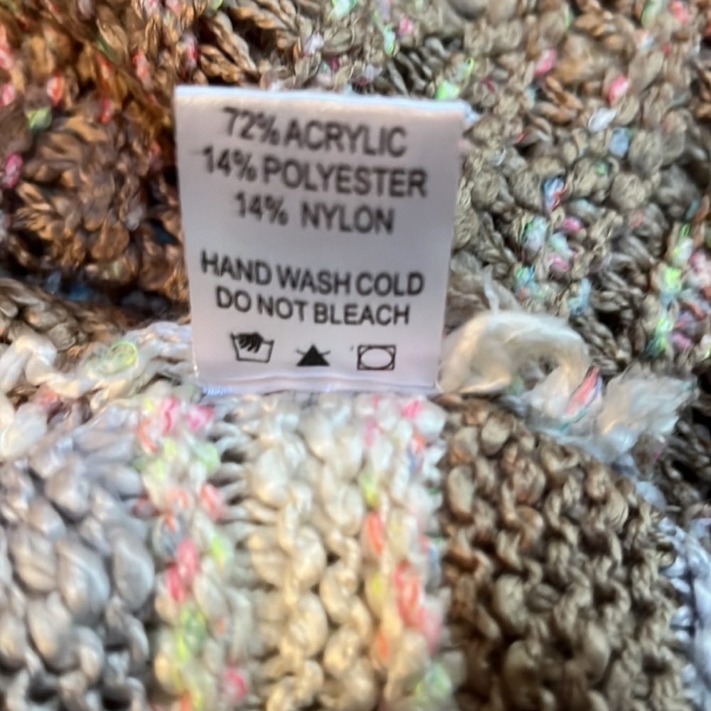 CES FEMME V NECK MULTI-COLOR THREAD
MIXED SWEATER NEW - Picture 10 of 13